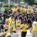 Fans fill Ingalls Mall during a live broadcast of ESPN's "College GameDay" on the University of Michigan campus on Saturday, September 7, 2013. Melanie Maxwell | AnnArbor.com